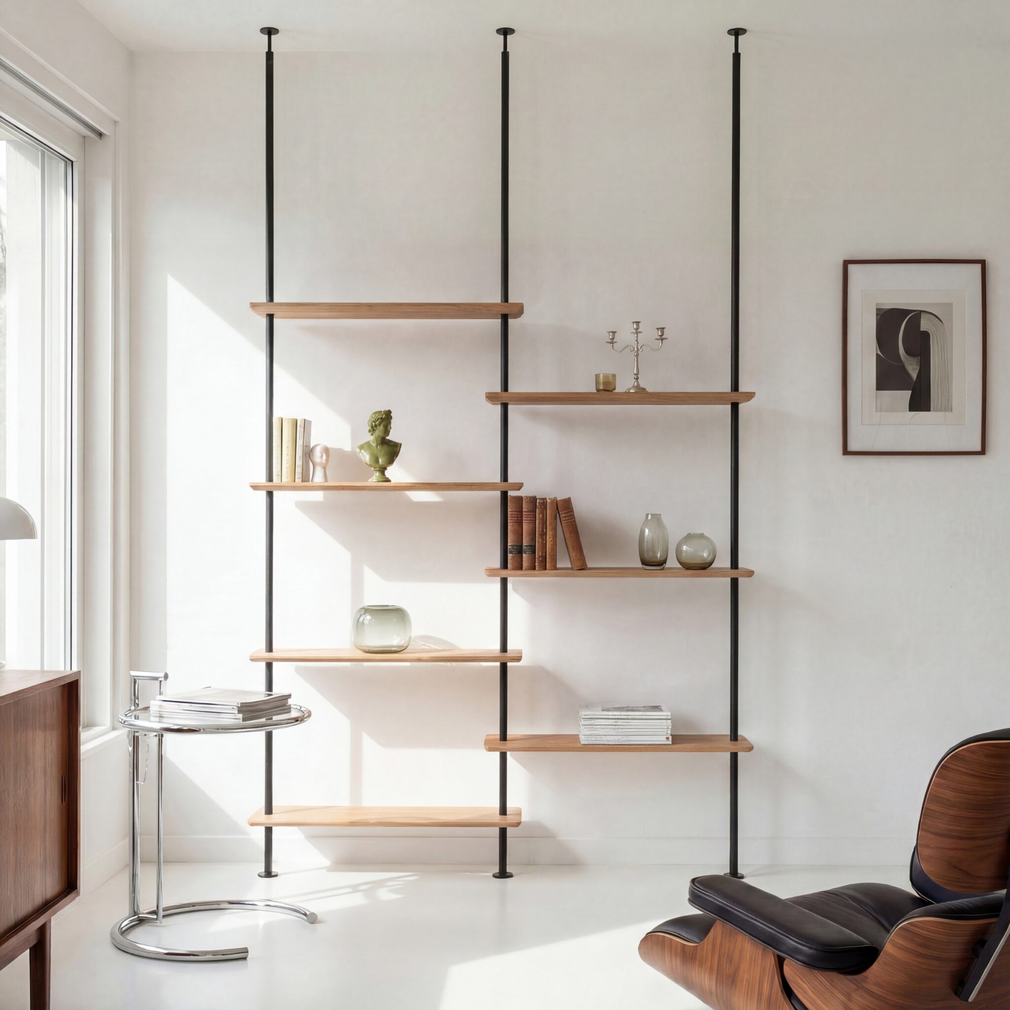 Regały rozporowe - meble - dag.studio