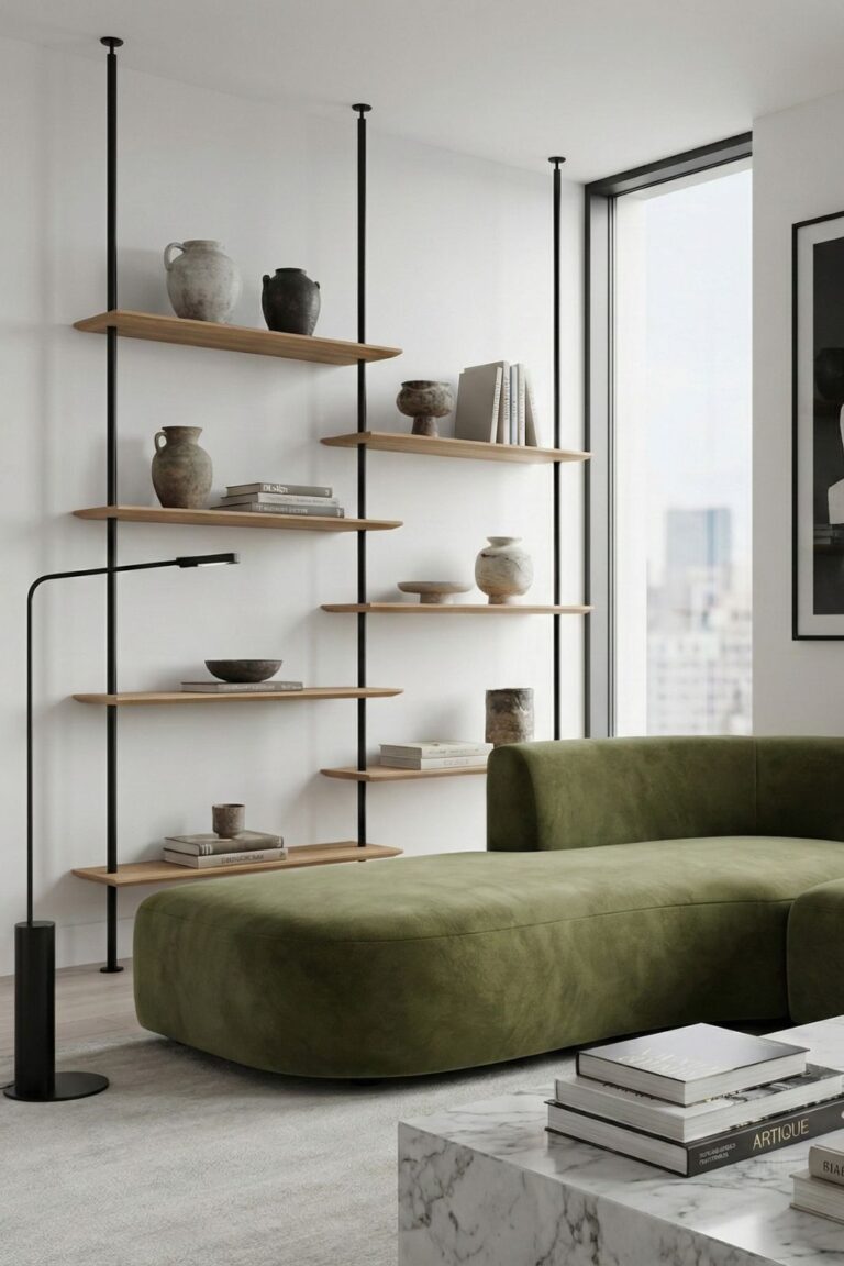 designerski regał na książki wykonany na zamówienie.