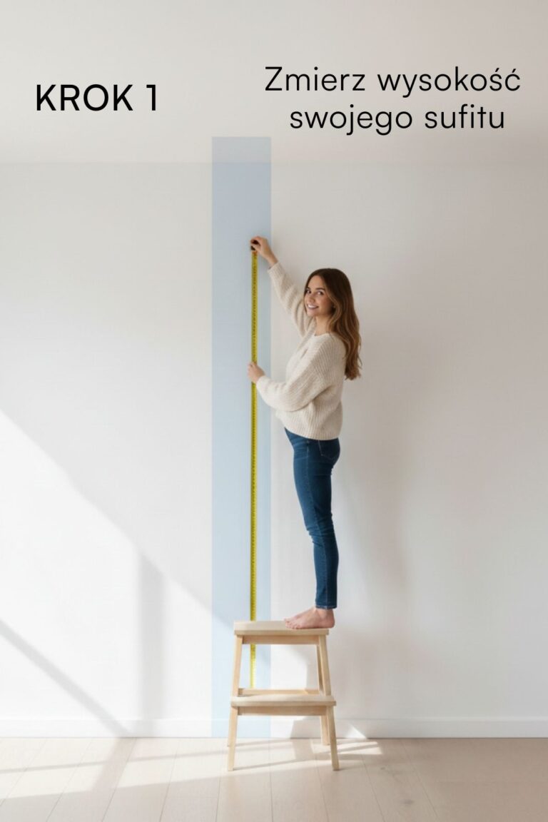 Pojemny regał na książki na wymiar wykonany z metalu i drewna w salonie.